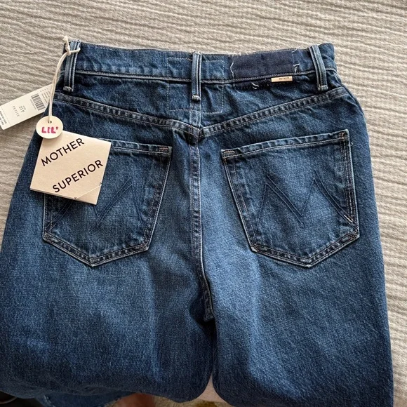 MOTHER Women's Flare Jeans in Dark Blue - Picture 4 of 7